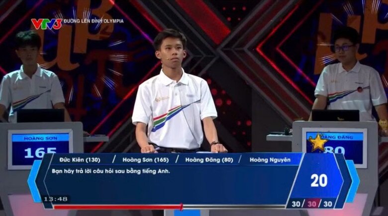 Hoàng Nguyên đã vươn lên mạnh mẽ trong phần thi về đích