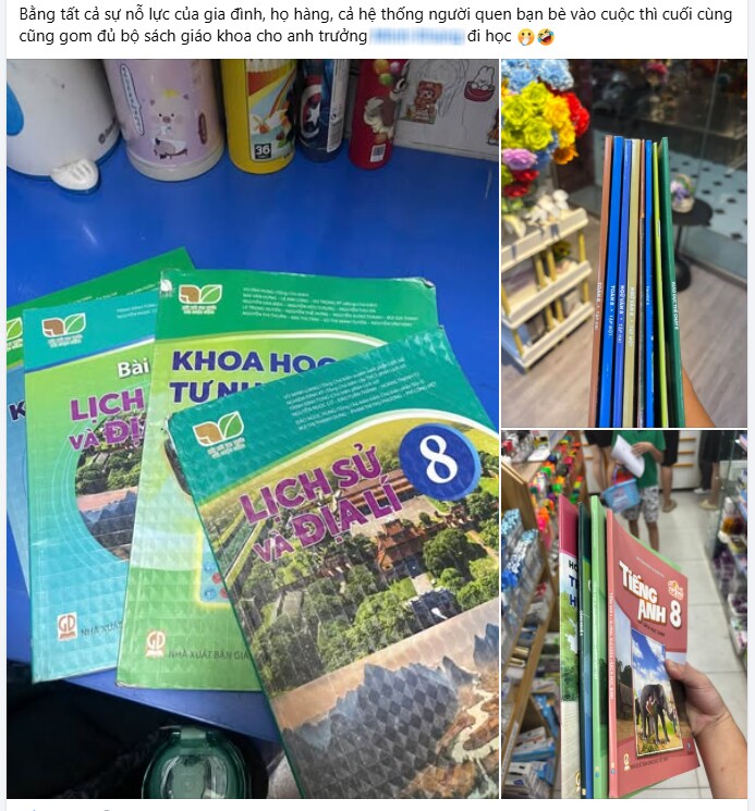 Phụ huynh huy động tổng lực amp;#34;đỏ mắtamp;#34; tìm mua sách giáo khoa, xin sách cũ, photo tạm cho con đầu năm học mới - 2