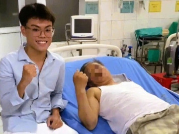 Nhờ câu hỏi của bố, nam sinh trường y hồi sức cứu thành công người đuối nước