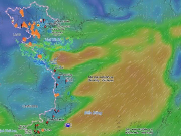 Bão Saudel tái sinh, phát triển thành bão trên Biển Đông