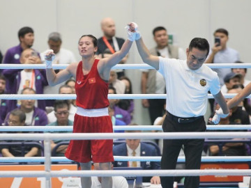 Võ sỹ boxing Nguyễn Thị Tâm hạ nhà vô địch thế giới, vào chung kết Asiad 20