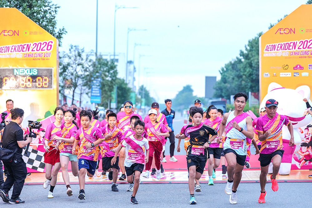 AEON Ekiden 2026 – Cung đường tiếp sức, cả nhà cùng vui