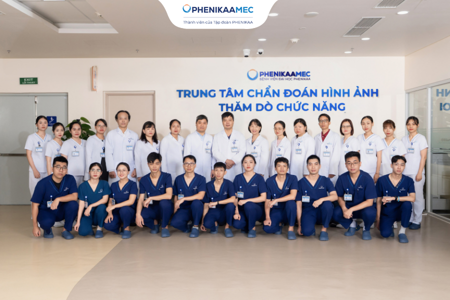 Đội ngũ chuyên gia, bác sĩ, kỹ thuật viên tại Trung tâm Chẩn đoán hình ảnh và Thăm dò chức năng