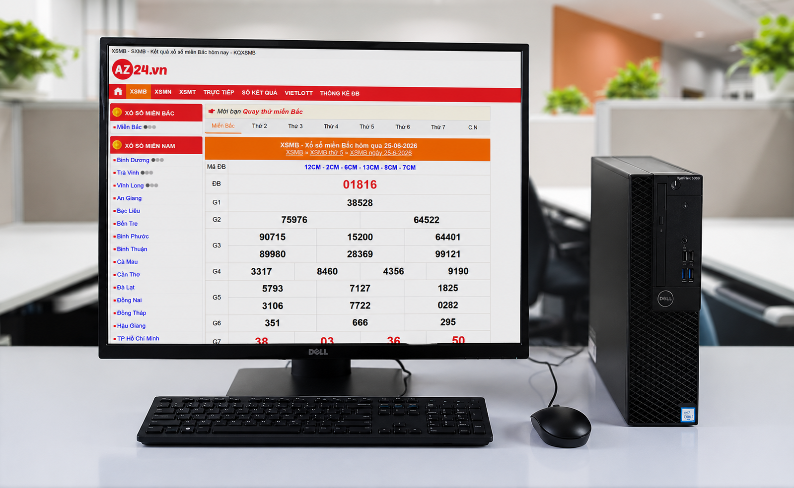 Cập nhật ngay kết quả miền Bắc chiều nay cùng AZ24.vn
