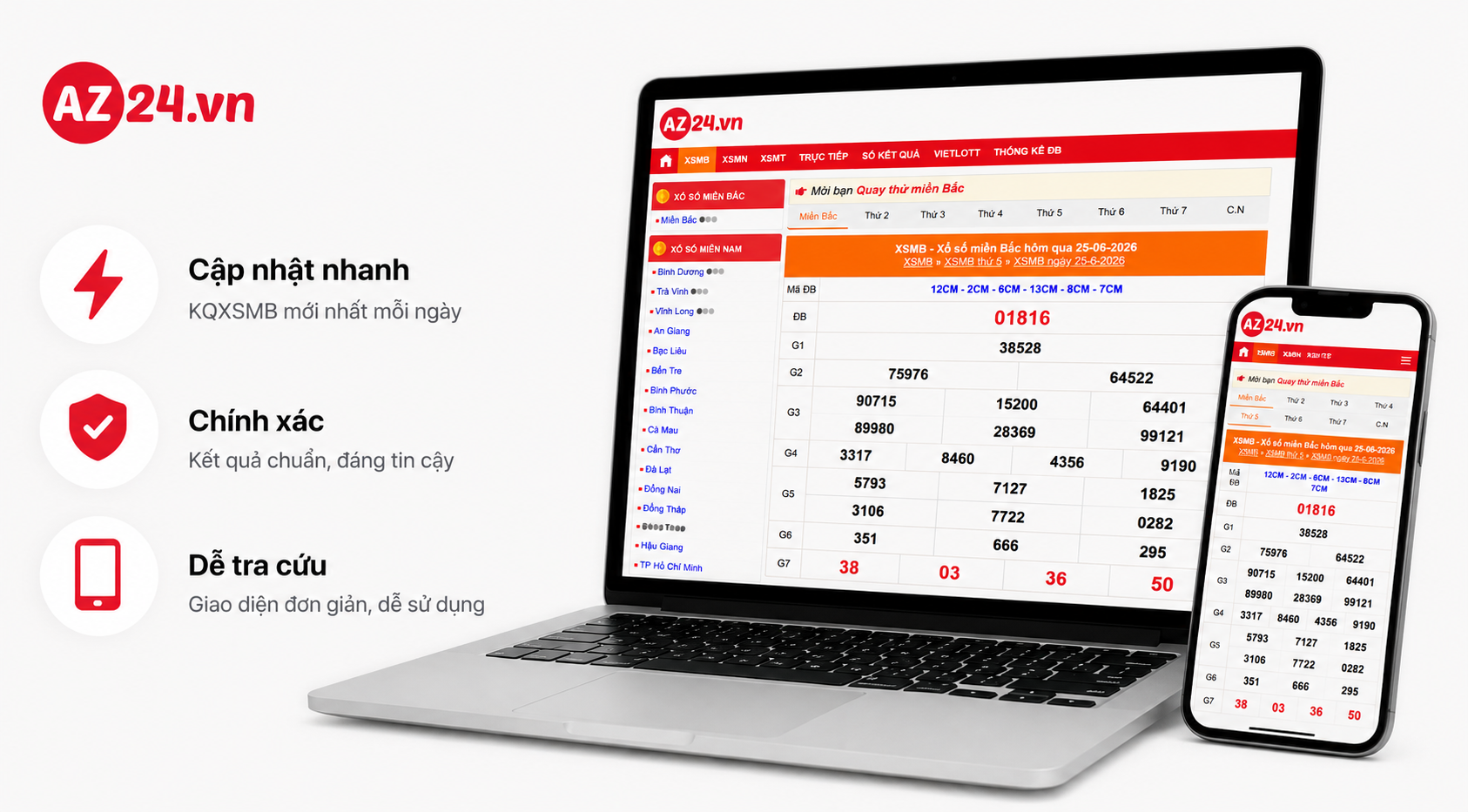 Điểm mạnh đáng nhắc tới khi theo dõi KQXSMB trên AZ24.vn