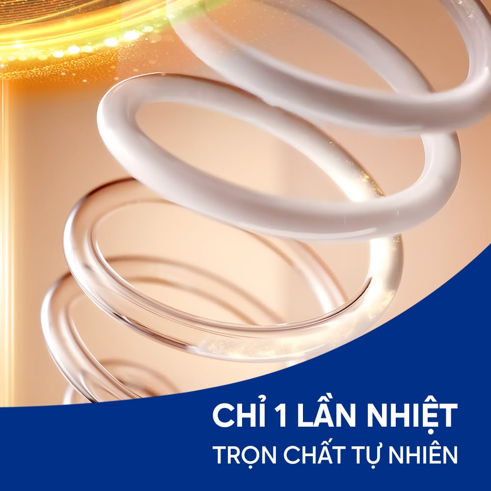 Công nghệ xử lý nhiệt 1 lần LockNutri® giúp hạn chế tác động của nhiệt độ cao lên sữa, bảo toàn hơn 90% cấu trúc đạm sữa mềm và nhỏ.