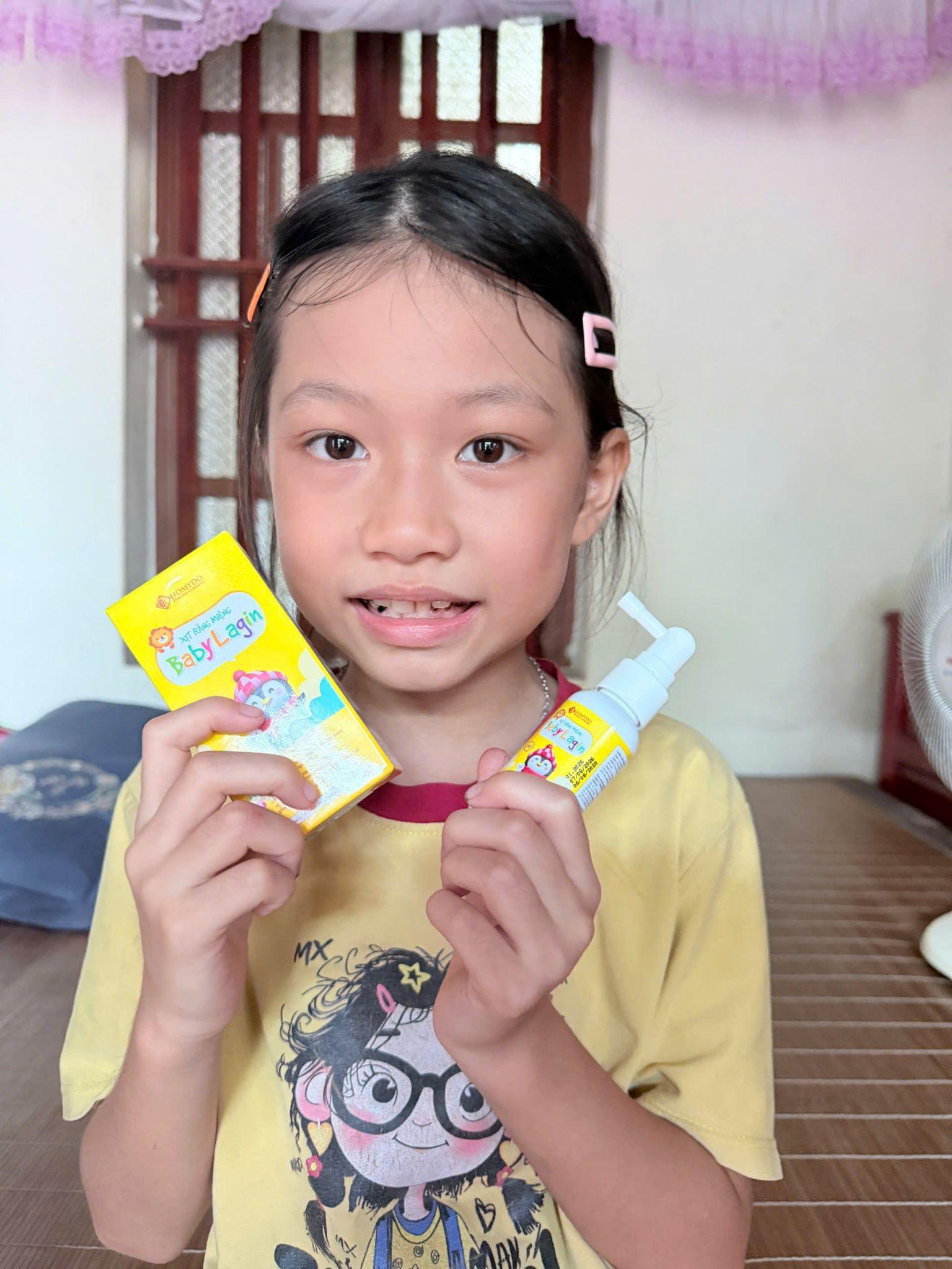 Baby Lagin giúp tình trạng xiết răng ổn định hơn