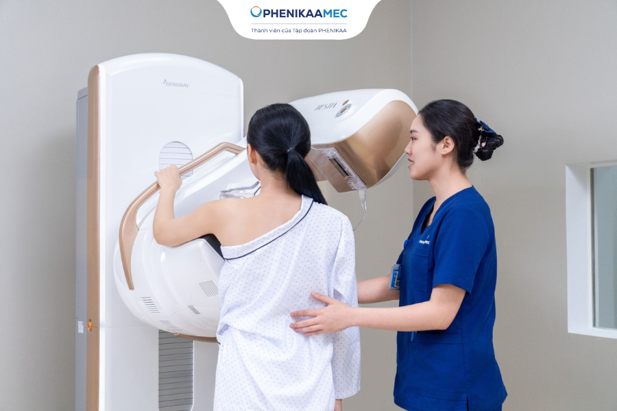 Máy chụp X-quang tuyến vú sàng lọc ung thư vú