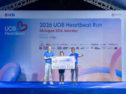 Giải chạy bộ UOB Heartbeat Run 2026 gây quỹ hơn 950 triệu đồng hỗ trợ giáo dục số