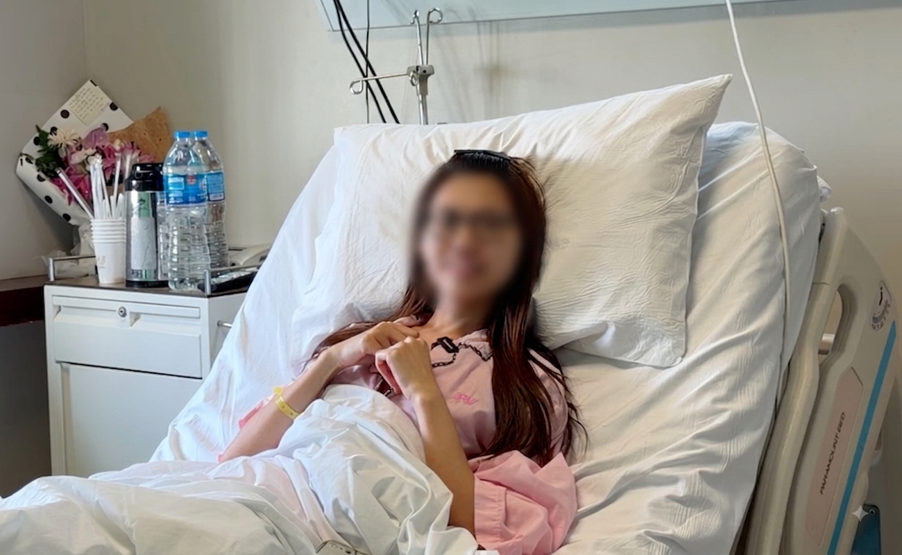 Bệnh nhân M. hồi phục sức khỏe tốt sau ca phẫu thuật. Ảnh: Bệnh viện FV