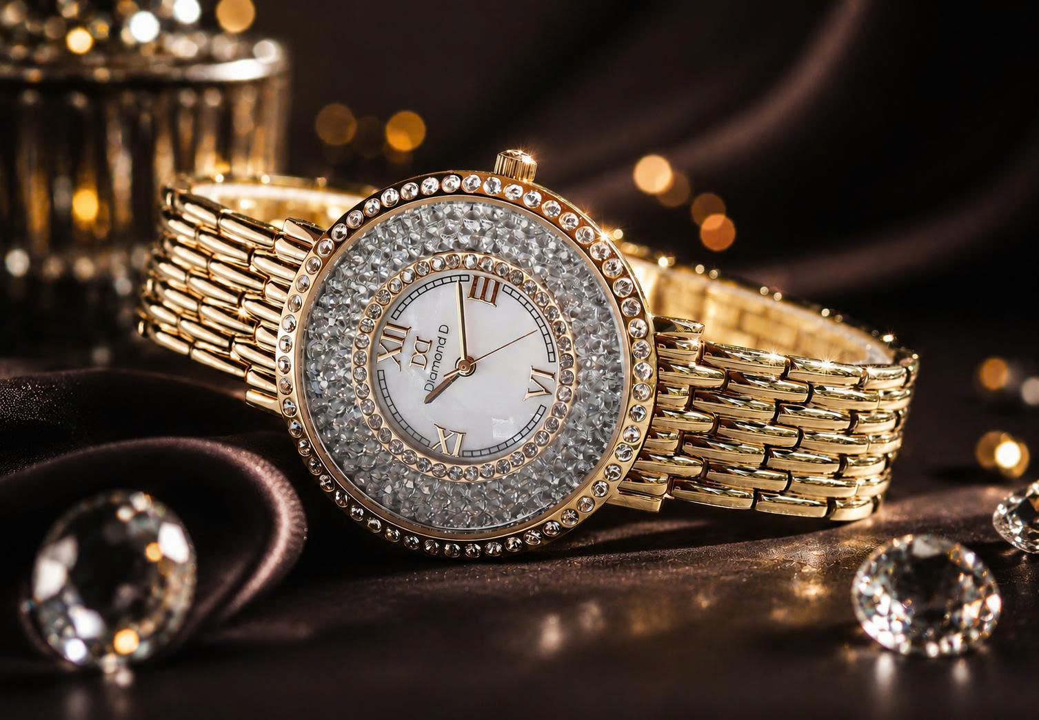 Diamond D - Khi đồng hồ trở thành món trang sức trên cổ tay.