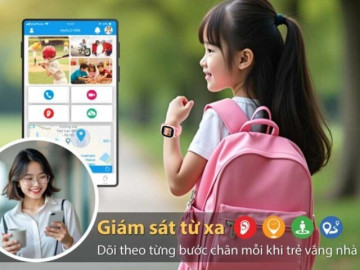 myALO K64: Đồng hồ định vị nhỏ gọn, giúp mẹ thêm an tâm khi con đến trường
