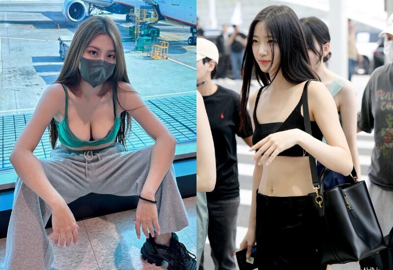 Từ áo xuyên thấu, bra-top đến những thiết kế hở lưng, hở ngực xuất hiện ngay khu vực làm thủ tục, nhiều cô gái khiến sân bay bất ngờ trở thành "sàn diễn". Người khen thời thượng, nhưng cũng không ít ý kiến cho rằng hình ảnh này dễ gây phản cảm giữa nơi công cộng.
