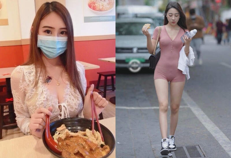 Không ít cô gái biến quán ăn vỉa hè thành "sàn diễn" với váy siêu ngắn, ren xuyên thấu hay bodysuit ôm chặt đến mức ngồi xuống cũng khó giữ sự kín đáo. Muốn thu hút ánh nhìn không sai, nhưng để người khác chỉ biết cúi mặt vì ngượng thì rõ ràng đã đi quá giới hạn.