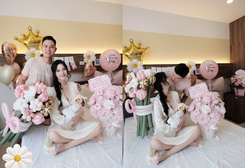 Ngày 15/8, diễn viên Bích Thủy thông báo hạ sinh con gái đầu lòng, đặt tên thân mật là Pony. "Xin chào thế giới, con là Pony. Con sinh ngày 11/8/2026, nặng 3,2kg. Con là công chúa của bố Nam, mẹ Thuỷ. Từ bây giờ và mãi mãi chúng ta là một gia đình", cô viết. 