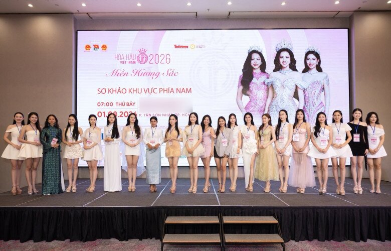Top 21 thí sinh khu vực phía Nam vào Chung khảo toàn quốc Hoa hậu Việt Nam 2026.