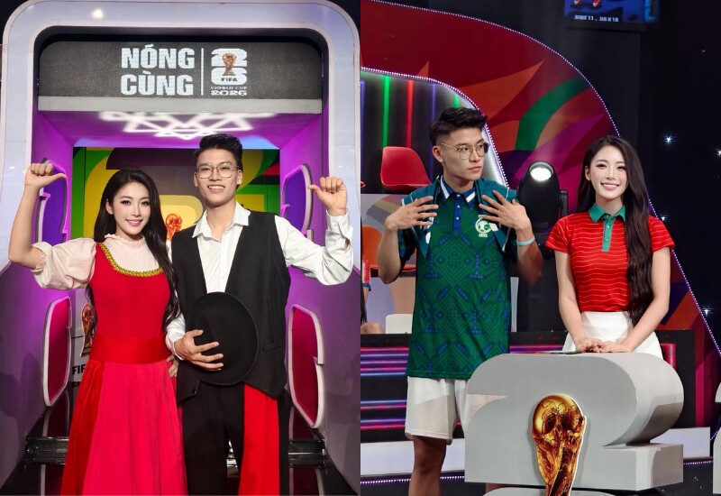 Nóng cùng FIFA World Cup 2026 đang là chương trình được yêu thích trên sóng VTV3 khi quy tụ dàn "trai xinh, gái đẹp" góp mặt.
