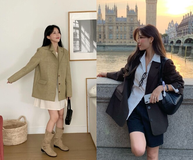 Áo blazer là món đồ biểu tượng của phong cách quiet luxury nhờ thiết kế tối giản nhưng luôn toát lên vẻ sang trọng. Chỉ cần khoác một chiếc blazer vừa vặn, phụ nữ U40 đã dễ dàng sở hữu diện mạo thanh lịch, chuyên nghiệp và đẳng cấp hơn.