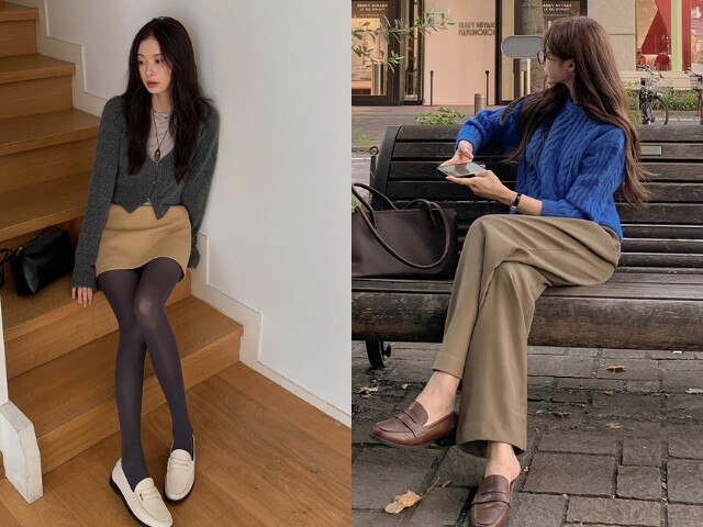 Giày loafer là món phụ kiện vừa thanh lịch vừa tiện dụng, được nhiều phụ nữ U40 yêu thích. Thiết kế tối giản, dễ phối cùng quần âu, chân váy hay jeans giúp tổng thể trang phục trở nên sang trọng, hiện đại mà vẫn đảm bảo sự thoải mái khi di chuyển.