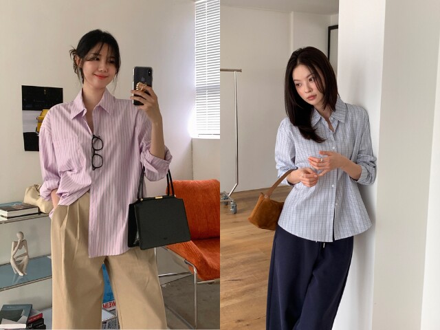 Áo sơ mi kẻ mang đến cảm giác mới mẻ hơn so với các thiết kế trơn màu nhưng vẫn giữ được nét thanh lịch cần có. Khi kết hợp với quần âu, kiểu áo này giúp tổng thể trẻ trung, hiện đại và tạo hiệu ứng vóc dáng cao ráo, cân đối hơn.