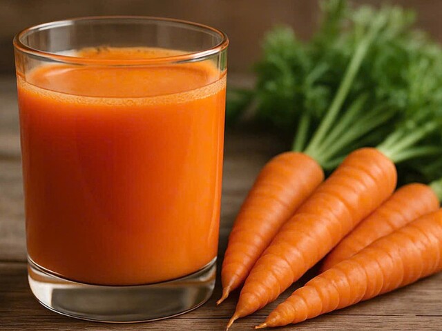 Cà rốt nổi bật với beta-carotene, vitamin C và các chất chống oxy hóa. Những dưỡng chất này góp phần bảo vệ tế bào, hỗ trợ sản sinh collagen và duy trì làn da tươi tắn, khỏe đẹp.