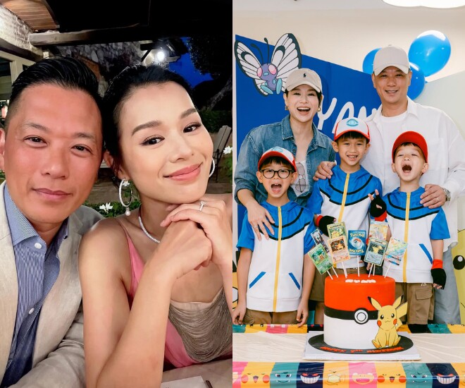 Sau hơn 10 năm kết hôn với chồng doanh nhân, nữ diễn viên vẫn duy trì sự nghiệp song song với việc chăm sóc tổ ấm.