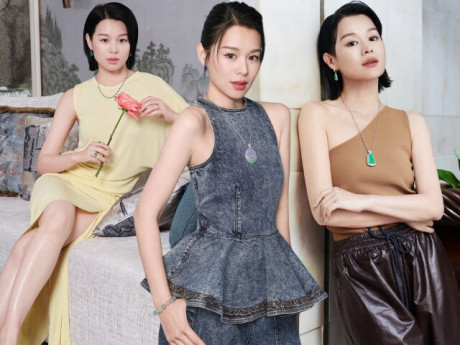 Á hậu Hồ Hạnh Nhi sở hữu bộ sưu tập ngọc phỉ thúy đáng ngưỡng mộ, càng đeo càng toát lên khí chất quý phái