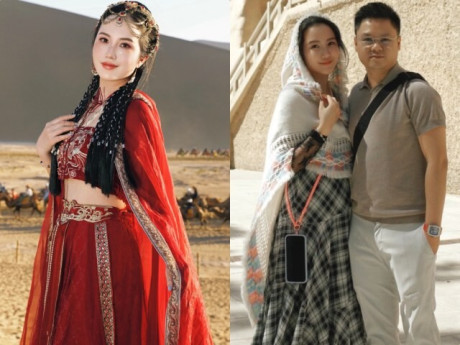 Thời trang - Vợ Phan Thành được khen phong cách khi du lịch cùng chồng