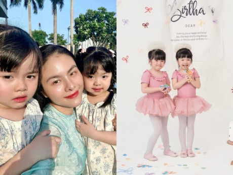 2 con gái của Vân Trang catwalk hút cả trăm nghìn lượt xem, thần thái trái ngược dù sinh đôi khiến dân tình thích thú