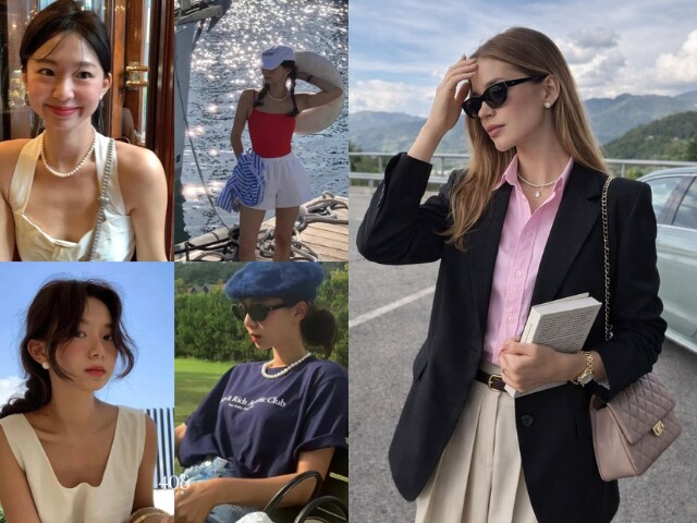 Từ sơ mi, blazer đến váy lụa hay quần jeans, ngọc trai đều dễ dàng kết hợp. Chỉ cần thay đổi kiểu dáng, nàng đã có diện mạo thanh lịch hoặc trẻ trung.