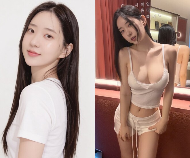 Nhan sắc Shin Jae Eun được ví là xinh như thiên thần.
