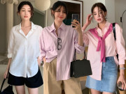 Thời trang - Thu 2026 phụ nữ Hàn mê 5 kiểu áo sơ mi này: Vừa trẻ trung lại thanh lịch, ai mặc cũng sang