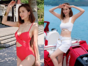 Đẹp - "Mỹ nhân đẹp nhất TVB" U45 vẫn như gái đôi mươi, sinh con trai cho chồng đại gia về dáng nuột nà nóng bỏng