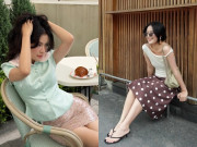 Thời trang - Trang phục dạo phố hè của Hoàng Thùy Linh