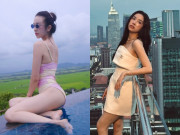 Đẹp - Á hậu Việt Nam diện áo tắm khoe da trắng nõn nà, U30 sống viên mãn bên chồng Tiến sĩ