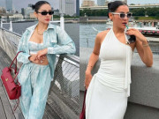 Thời trang - Phương Trinh Jolie mặc sexy dạo chơi Nhật cùng chồng con