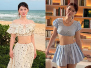 Đẹp - Tiểu thư nhà đại gia thuỷ sản chăm khoe eo nhỏ xíu, diện đồ giản dị được khen "ăn đứt" khi "dát" hàng hiệu