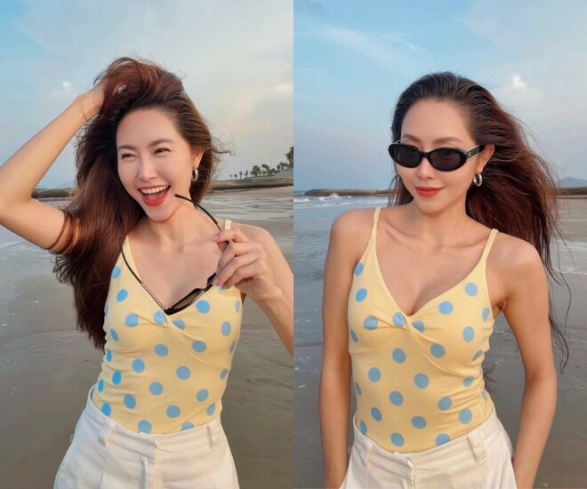 Diễn viên Tường Vi chia sẻ loạt ảnh trong chuyến du lịch. 