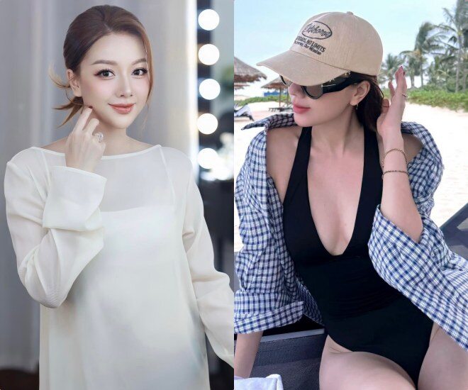 Băng Di diện áo tắm khoe body cực phẩm trong chuyến du lịch. 