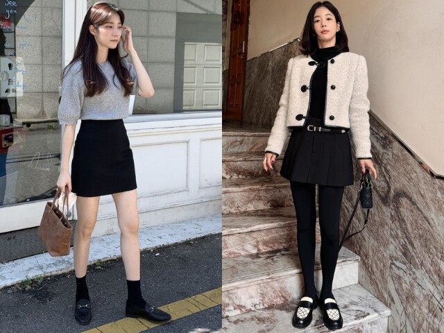 Loafer mang vẻ cổ điển, chỉn chu, đặc biệt hợp phong cách công sở. Phối cùng quần âu, jeans hoặc chân váy midi đều tạo diện mạo hiện đại.