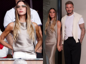 Victoria Beckham được khen vẫn giữ phong độ "nữ hoàng WAG" sau 20 năm