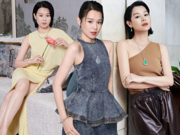 Thời trang - Á hậu Hồ Hạnh Nhi sở hữu bộ sưu tập ngọc phỉ thúy đáng ngưỡng mộ, càng đeo càng toát lên khí chất quý phái