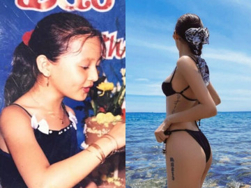 Mỹ nhân TP.HCM chăm mặc ngắn khoe chân dài đẹp mướt mắt, sống giàu sướng cùng con gái trong penthouse view triệu đô