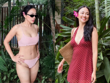 Đẹp - Hot girl xinh như hoa là học trò của siêu mẫu Minh Tú, làm mẹ bỉm vẫn mê diện bikini khoe dáng nét căng
