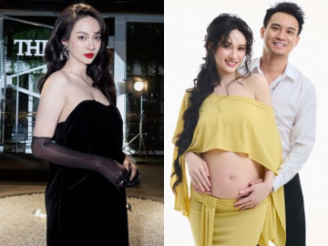 Vũ Thúy Quỳnh 29 tuổi mang thai lần đầu, thời trang mẹ bầu gây ấn tượng