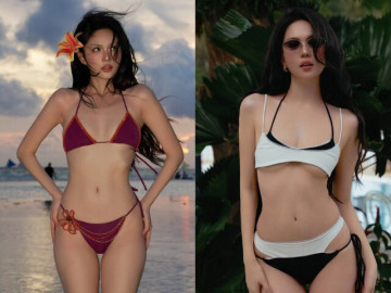 Ngọc Trinh diện bikini khoe thân hình "cực phẩm" ở tuổi 37
