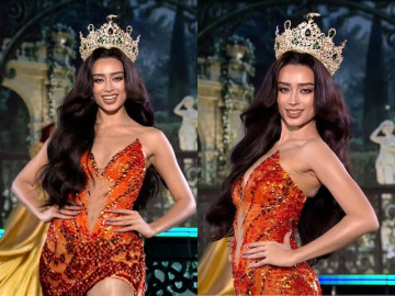 Đẹp - Emoura Phạm làm rơi vương miện tại Miss Grand International