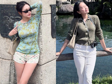 Thời trang - Bà xã Đoàn Văn Hậu bị chê "mix đồ như 10 năm trước"