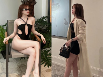 Thời trang - Mỹ nhân U35 diện bikini khoe đường cong cực phẩm, sống độc thân giàu sướng với "kho" túi tiền tỷ