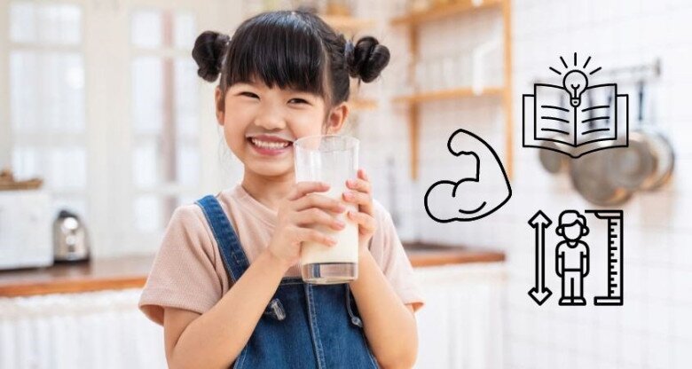 Với trẻ ngại sử dụng trực tiếp hạt óc chó, hoàn toàn có thể cho trẻ uống sữa được làm từ hạt óc chó. Ảnh minh họa.